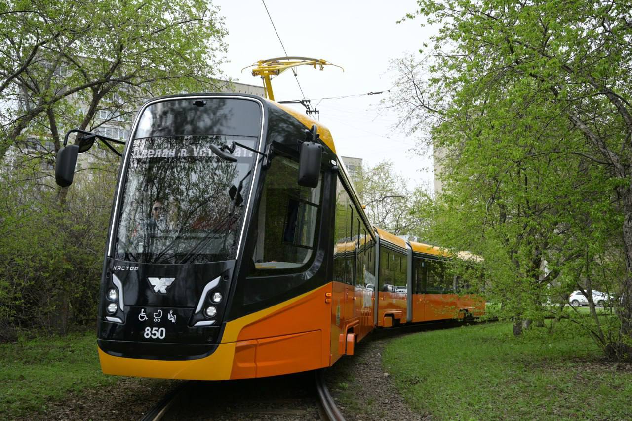 Первый город нового трамвая «Кастор» – Екатеринбург 
