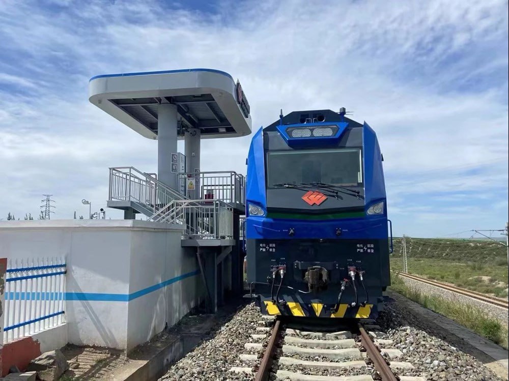 Водородный локомотив CRRC успешно завершил испытания с нагрузкой из 105 вагонов весом 10 000 тонн