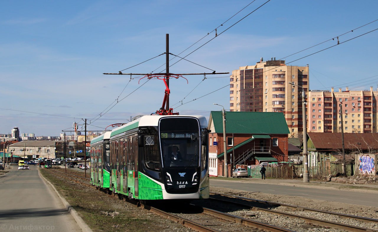 В Челябинске трамваи начали работать по системе многих единиц