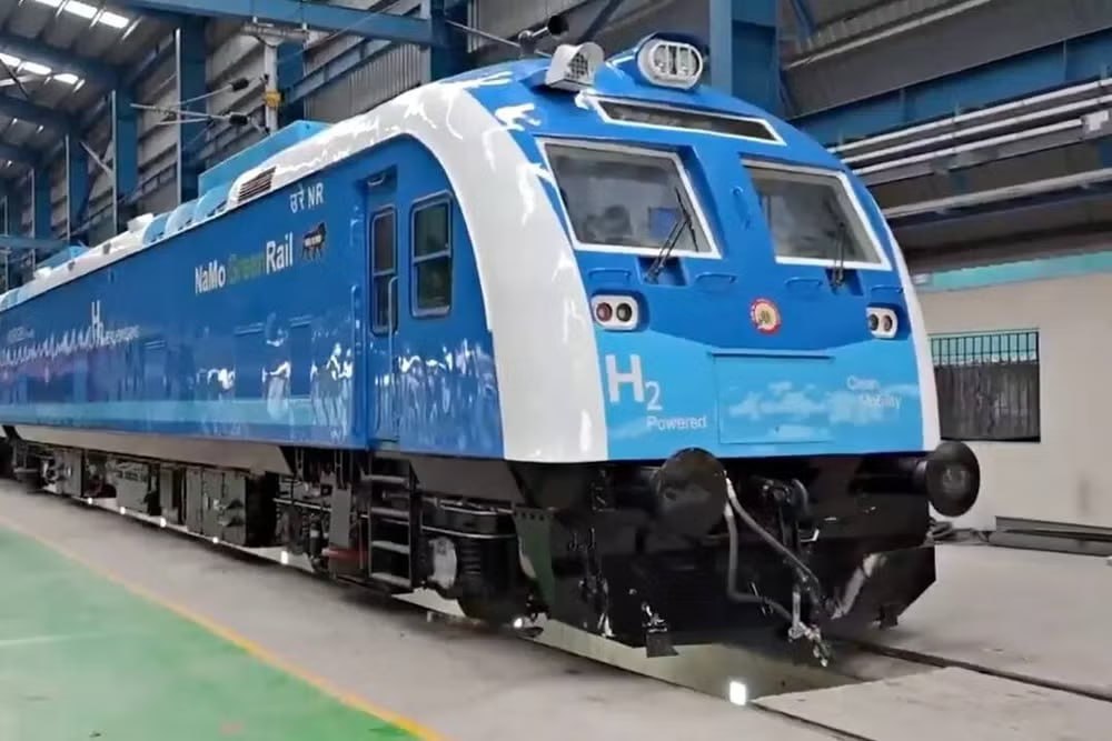 В Индии начались приёмочные испытания первого водородного поезда