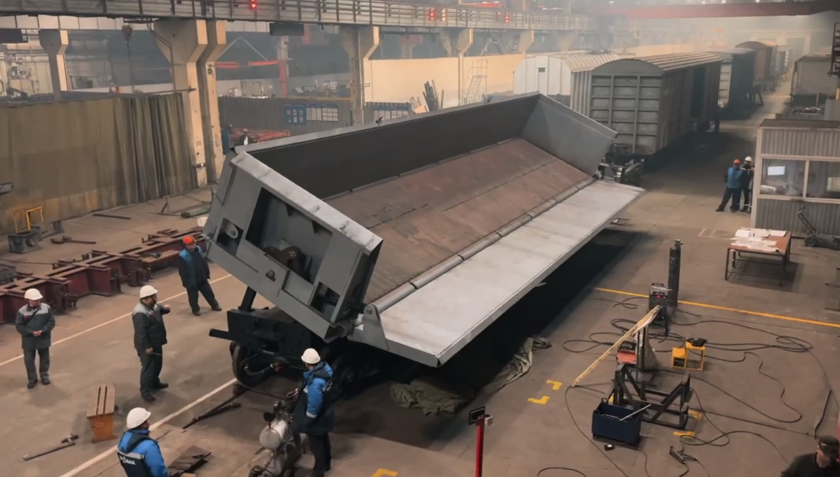 РМ Рейл Абаканвагонмаш готовит запуск серийного производства новых вагонов-самосвалов