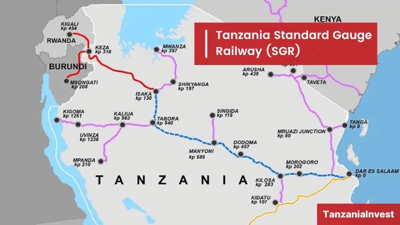 Китайские компании построят железную дорогу для Танзании и Бурунди